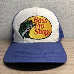 Vintage Bass Pro Shops Mesh Snapback Trucker Hat - Retro Vintage Cap